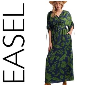 538:  EASEL NWT DRESS TEAL GREEN (R2)